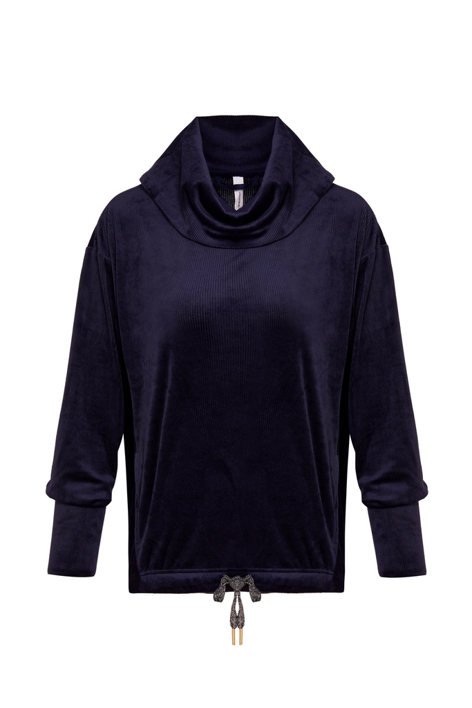 Pyjama femme WOODY 222-5-THC-V + 222-5-THD-V - Bleu marine 863