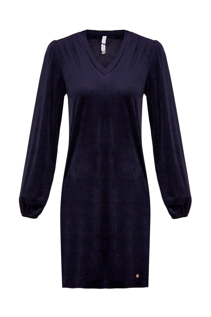 Chemise de nuit femme WOODY 222-5-TDA-V - Bleu marine 863