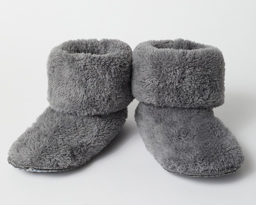 Pantoufles botte en polar WOODY 222-1-BOO-M - Gris 157