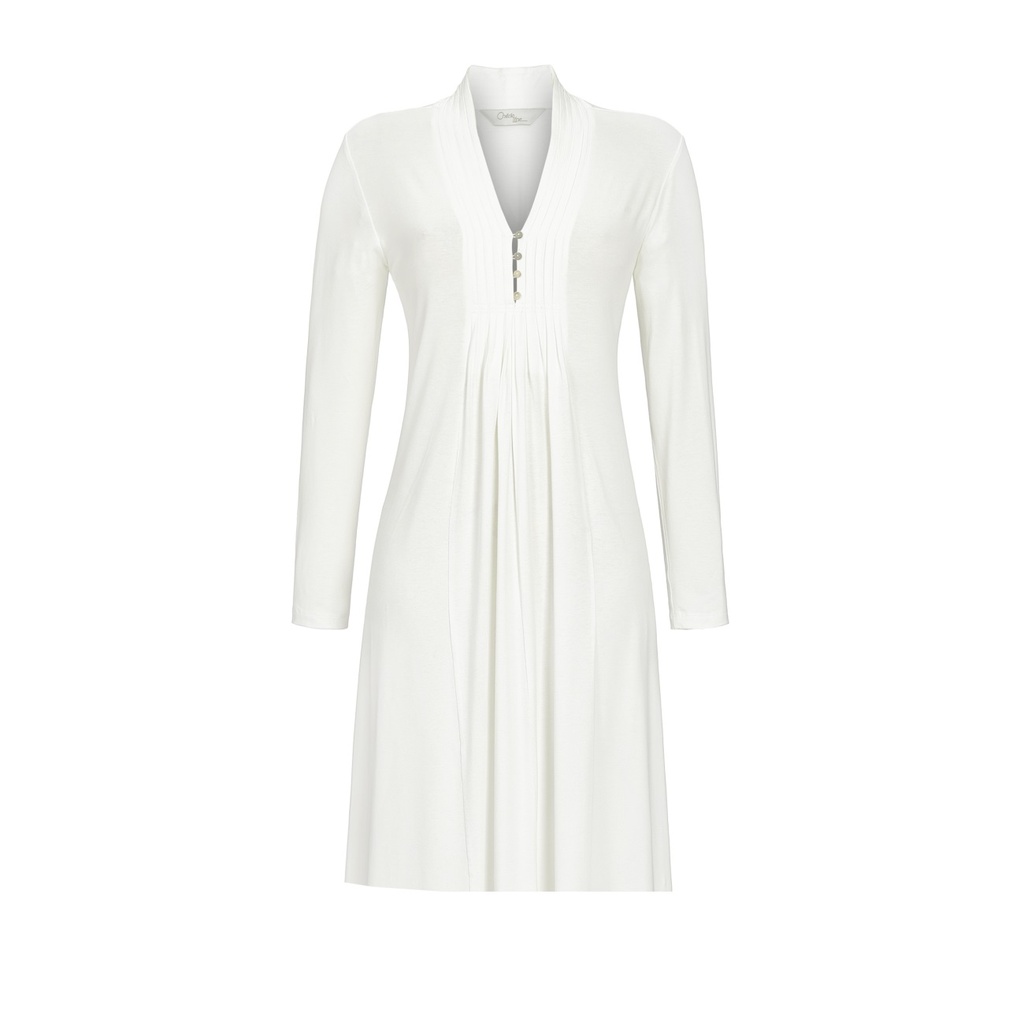 Chemise de nuit avec petite patte de boutonnage 95cm RINGELLA "Elégance Simple" 2571012 - Ivoire 130
