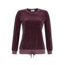 Pyjama long femme avec poignets en tricot RINGELLA 2553415 + 2551510 - Bordeau 710