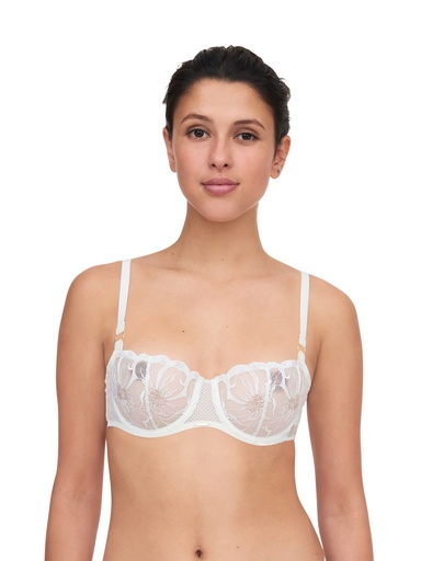 Soutien-gorge corbeille CHANTELLE "Fleurs" C12M50 - Ivoire doré 0BJ