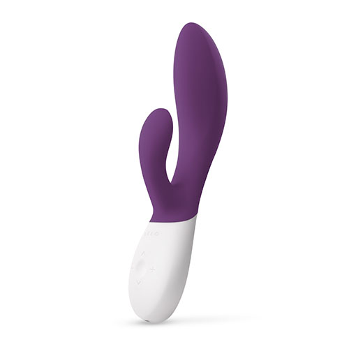 Vibromasseur double stimulation & mouvement avant-arrière LELO "Ina Wave 2" - Plum