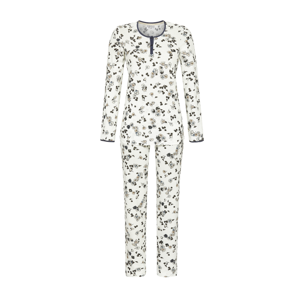 Pyjama à imprimé fleuri modal & coton RINGELLA "Fleurs romantiques" 2561216 - Ivoire 130