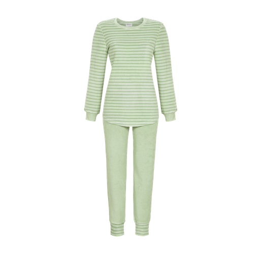 Pyjama femme éponge stretch RINGELLA "Confort d'hiver" 2518203 - Vert 576