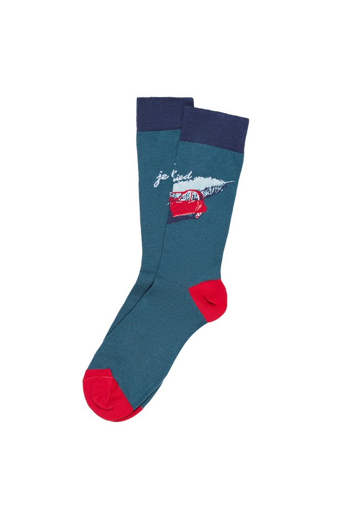 Chaussette homme fantaisie ARTHUR "Les Associées" 1AS - Sapin 2CVH22