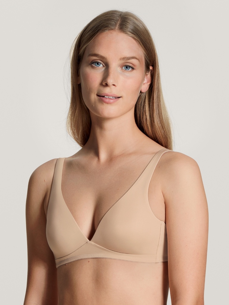 Soutien gorge sans armature en Econyl recyclé CALIDA "Eco Sense" 04138 - Rose teint 160