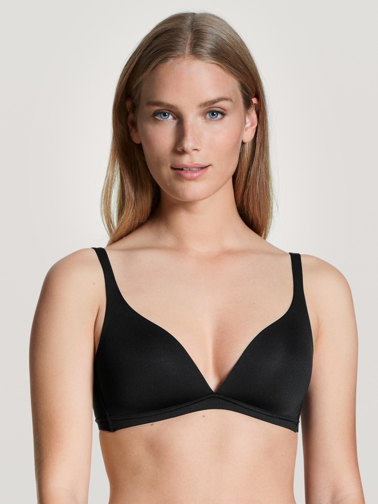 Soutien-gorge triangle sans armatures recyclé & durable CALIDA "Eco Sense" 04438 - Noir 992