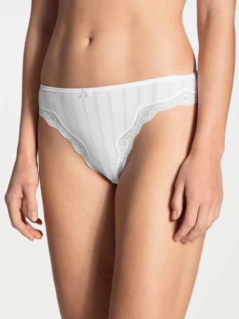 Slip 95% coton CALIDA "Etude Toujours" 22192 - Blanc 001