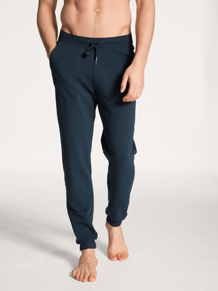 Pantalon de jogging homme homewear 95% coton CALIDA "Remix Basic Lounge" 29181 - Dark sapphire 479