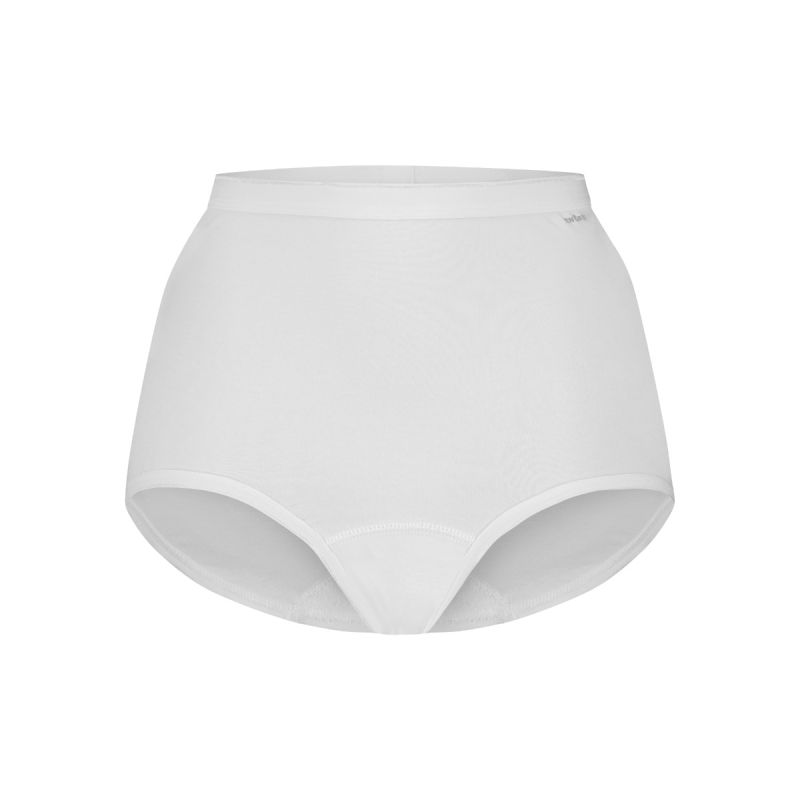 Slip taille haute pack de 2 - TEN CATE "Midi" 32281 - Blanc 001