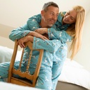 Pyjama boutonné adulte en pilou JUSQU'AU LEVER DU JOUR - Hermine
