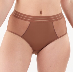 Culotte taille haute MAISON LEJABY " Nufit" 171264 - Cacao M0015