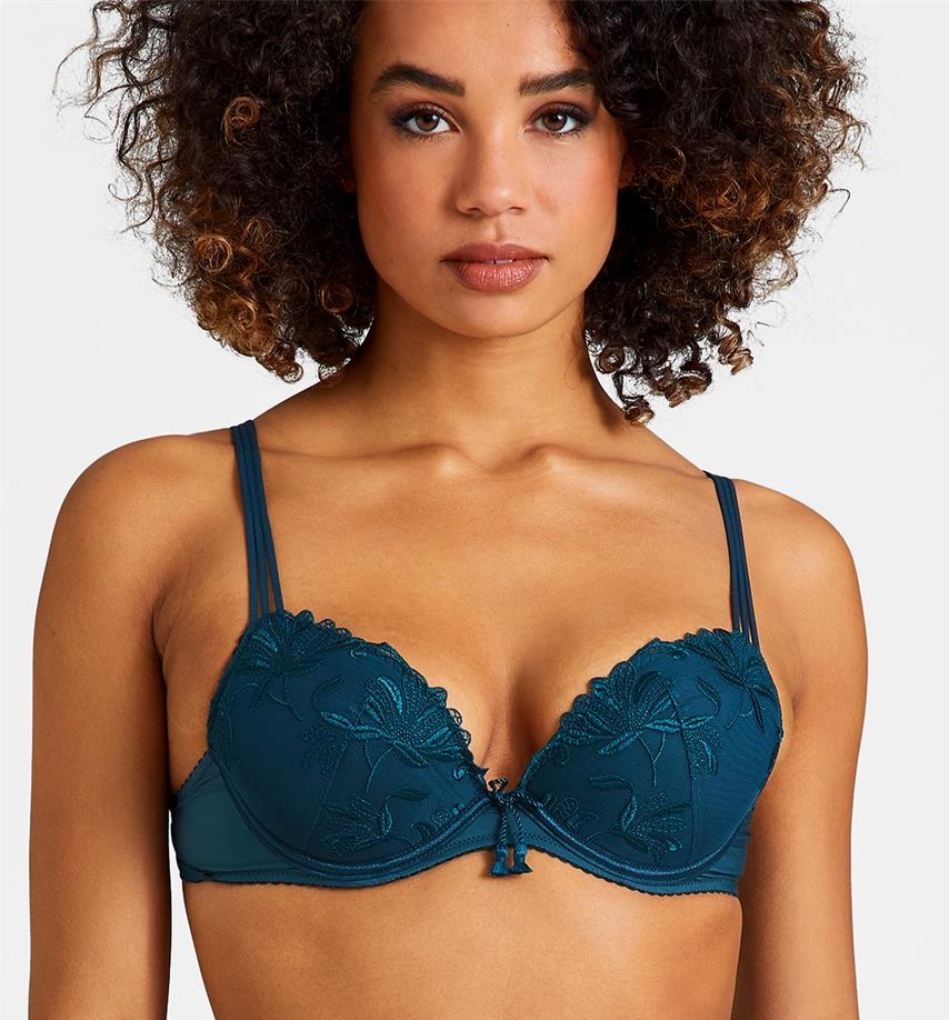 Soutien-gorge armature push-up coussinet AUBADE "Lovessence" RMN18 - Imperial green IMGR