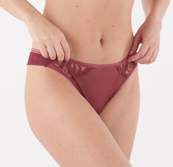Tanga MAISON LEJABY "Sin" 19162 - Rose séchée P0027