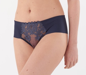 Shorty MAISON LEJABY "Fleur Ikat" 220569 - Bleu horizon 393