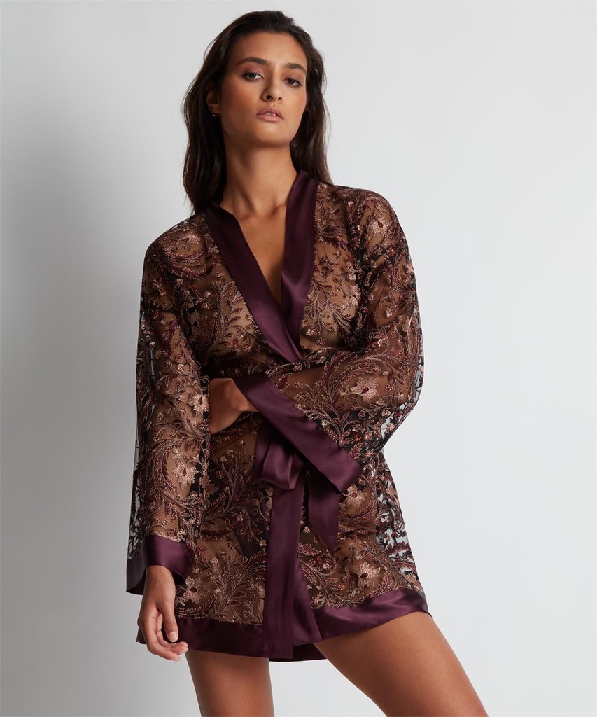 Kimono AUBADE "Persian Dream" RU65 - Wineberry WIBE