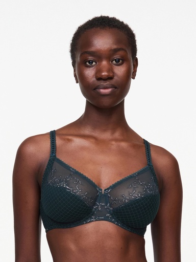Soutien-gorge à armatures enveloppant CHANTELLE "Instants" C13A10 - Vert eden lurex 0BY