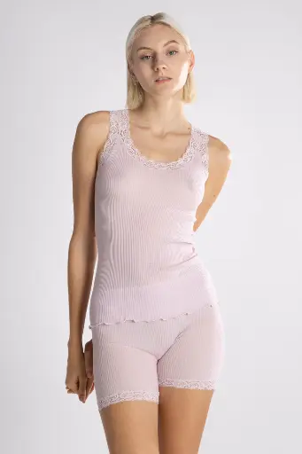 Chemisette sans manche laine & soie OSCALITO 3410 - Rosewood 632