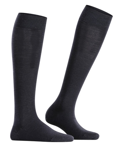 Chaussettes mi-bas dame FALKE "Berlin Sensitive" 46229 - Dark navy 6370