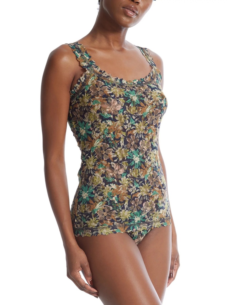 Top sans manches dentelle stretch HANKY PANKY "Classic Cami" PR1390L - Camo Garden CAMG