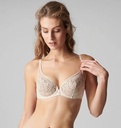 Soutien-gorge armature foulard SIMONE PERELE "Saga" 15C319 - Beige Topaze 054