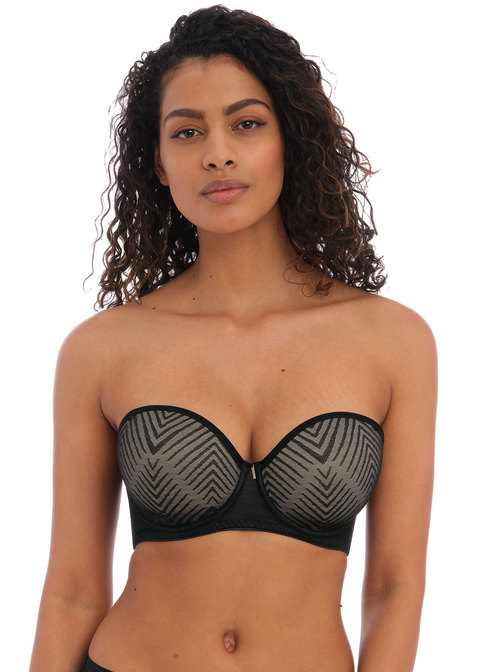 Soutien-gorge bandeau FREYA "Tailored" AA401109 - Noir BLK