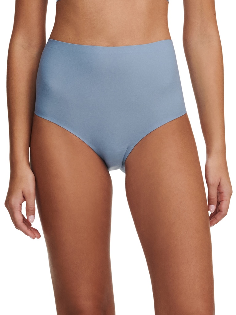 Culotte taille haute invisible TU CHANTELLE "SoftStretch" C26470 - Bleu Brume 0E9