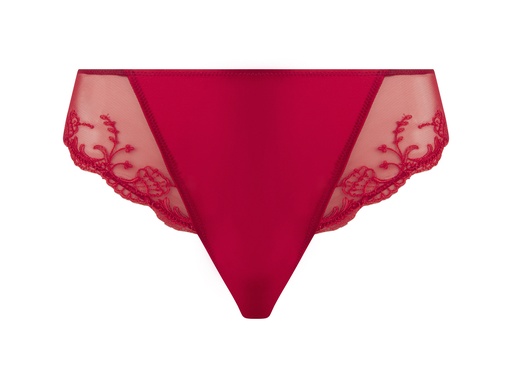 Slip Fantaisie LISE CHARMEL "Splendeur Soie" ACC0280 - Splendeur Rouge 2478