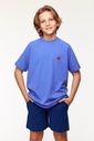 Pyjama short enfant WOODY "Toucan" 231-2-QTS-Z - Bleu 829