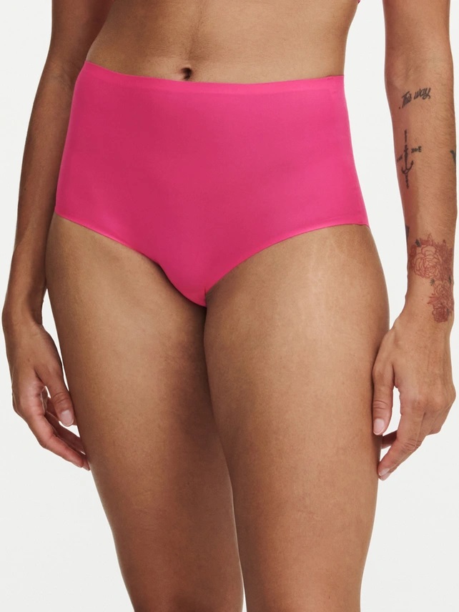 Culotte taille haute invisible TU CHANTELLE "SoftStretch" C26470 - Rose Pitaya 06X