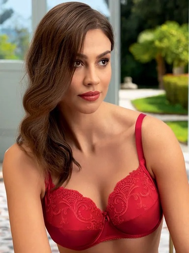 Soutien-gorge armature LISE CHARMEL "Splendeur Soie" ACC6180 - Splendeur Rouge 2478