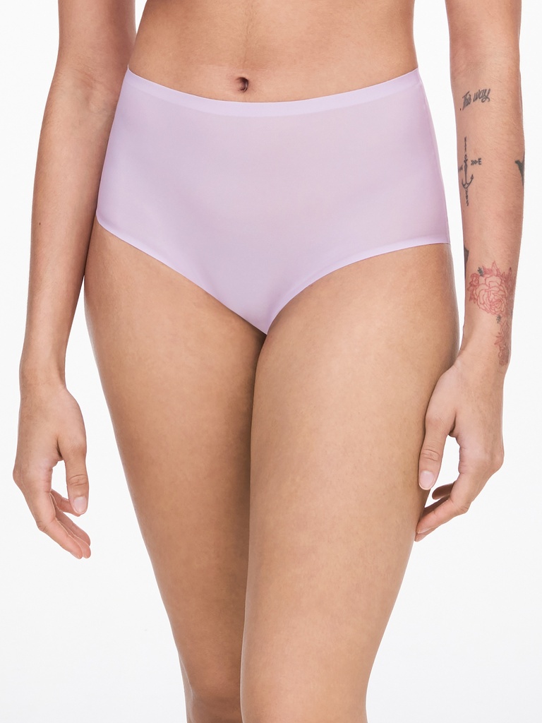 Culotte taille haute invisible TU CHANTELLE "SoftStretch" C26470 - Lavande Glacée 02X
