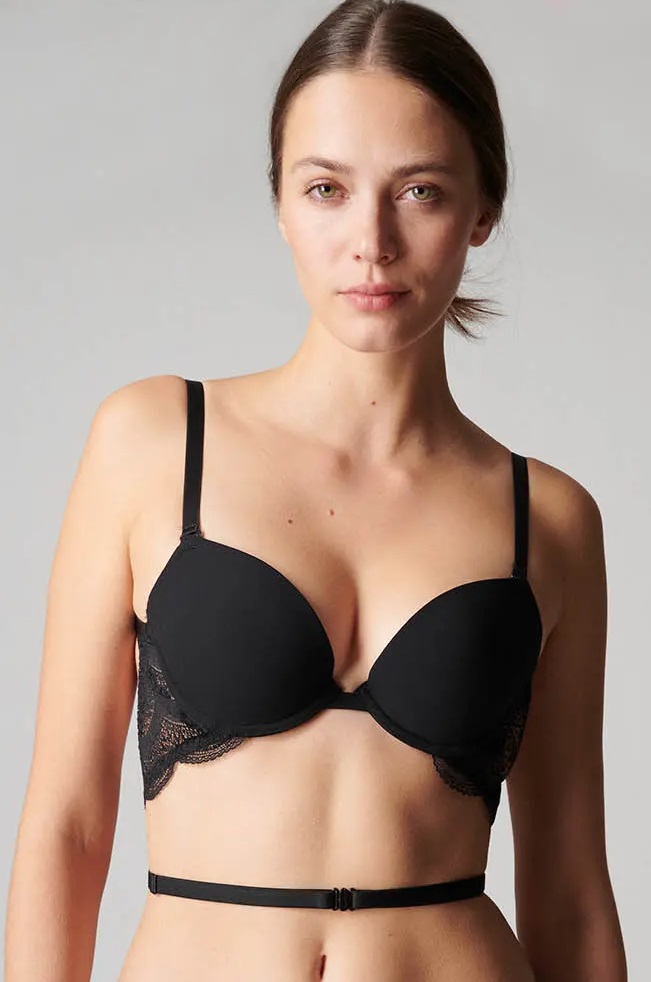 Soutien-gorge Multi-positions dos nu SIMONE PERELE "Karma" 12V370 - Noir 015