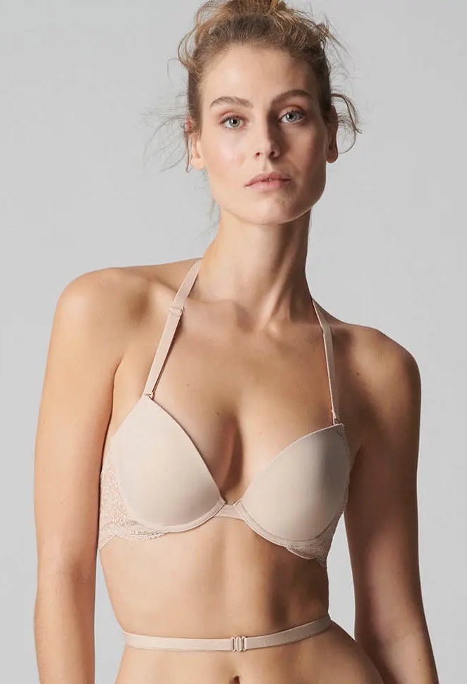 Soutien-gorge Multi-positions dos nu SIMONE PERELE "Karma" 12V370 - Peau Rosée 739