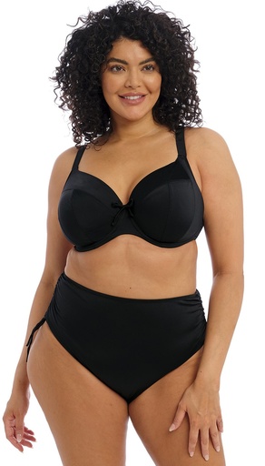 Bas de Bikini Slip Ajustable ELOMI "Plain Sailing" ES7287 - Noir BLK