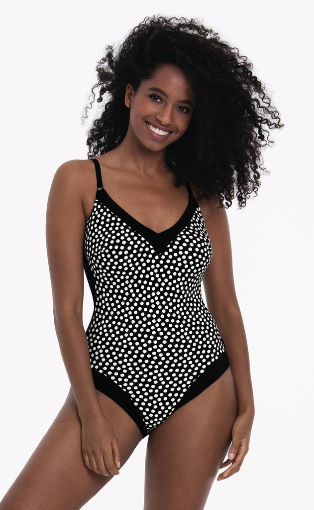 Maillot une pièce ANITA ROSA FAIA "Mabela" 7790 - Noir Blanc 430