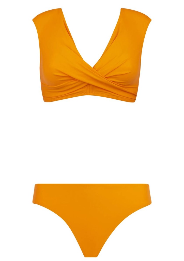 Bikini Brassière Top & tanga ANTIGEL "La Chiquissima" EBB2114 & FBB0014 - Mer Orange 2075