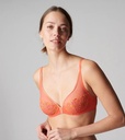 Soutien-gorge armature foulard plongeant SIMONE PERELE "Délice" 12X319 - Mango 223