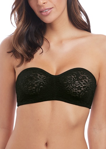 Soutien-gorge bandeau avec armatures WACOAL "Halo Lace" WA854205 - Noir BLK