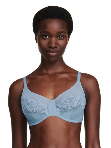 Soutien-gorge armaturé très enveloppant CHANTELLE "Orangerie Dream" C17Q10 - Mist 0E9