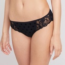 Slip LOU "Larmes de Rose" 02346 - Noir 030