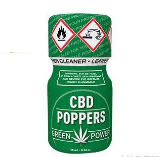 Poppers au CBD vasodilatateur aphrodisiaque pour sexualité exacerbée "CBD Poppers Green power" 10ml