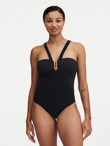 Maillot sans armatures CHANTELLE "Glow" C15T70 - Noir 011