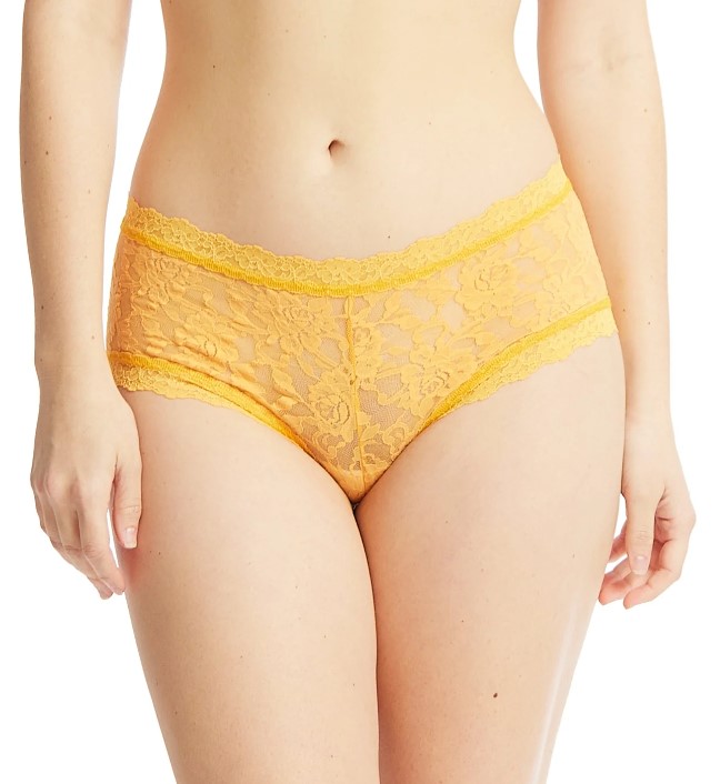 Shorty dentelle stretch HANKY PANKY "Boyshort" 4812P - Ginger shot GSHO