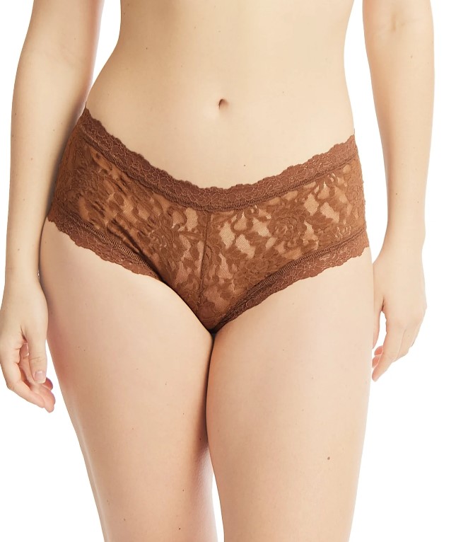 Shorty dentelle stretch HANKY PANKY "Boyshort" 4812P - Macchiato MACB