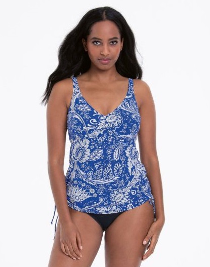 Tankini avec armatures et slip classique ANITA "Style Malaika" 8494 - Bleu Gentiane 317