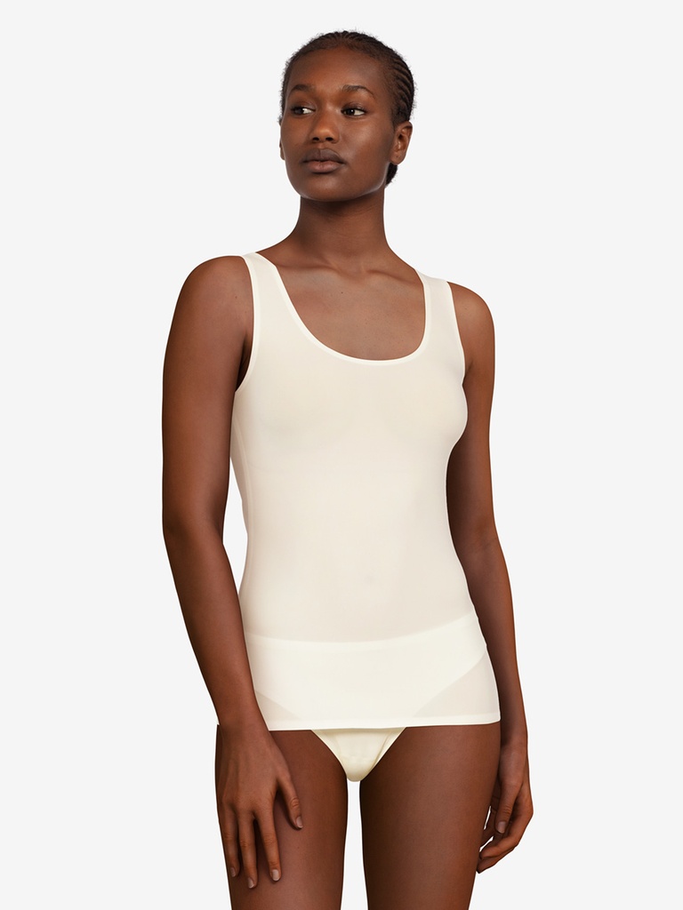 Top invisible bretelle large CHANTELLE "SoftStretch" C26460 - Ivoire 035