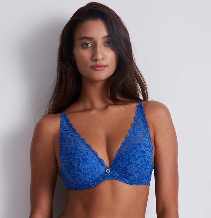 Soutien-gorge push-up foulard AUBADE "Rosessence" HK81-6 - Magic Blue MAGB