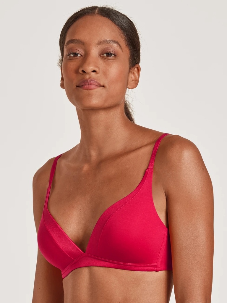 Soutien-gorge triangle à coques sans armatures CALIDA "Cate" 03158 - Red Berry 176